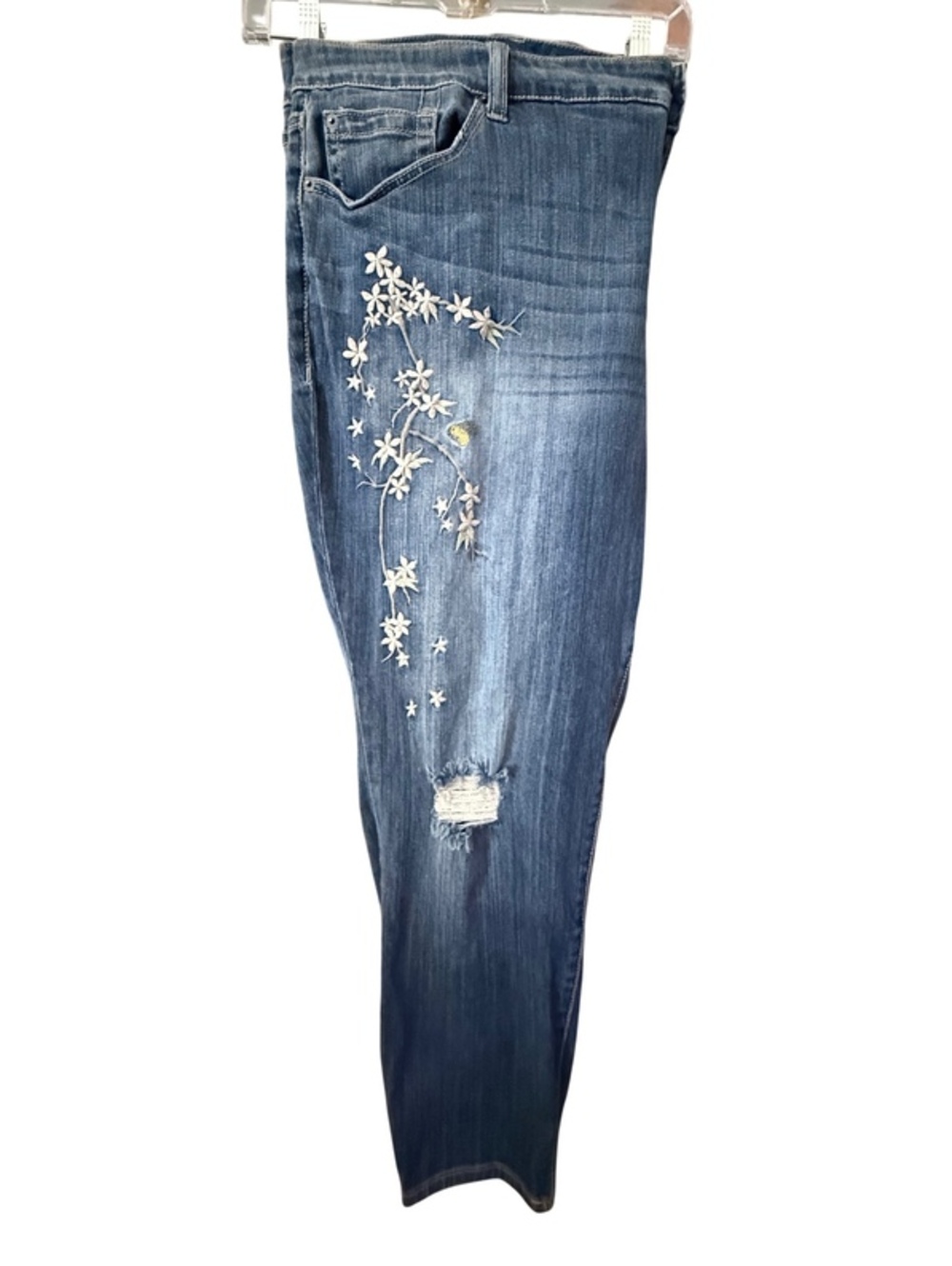 Torrid Distressed Embroidered Jeans 24S